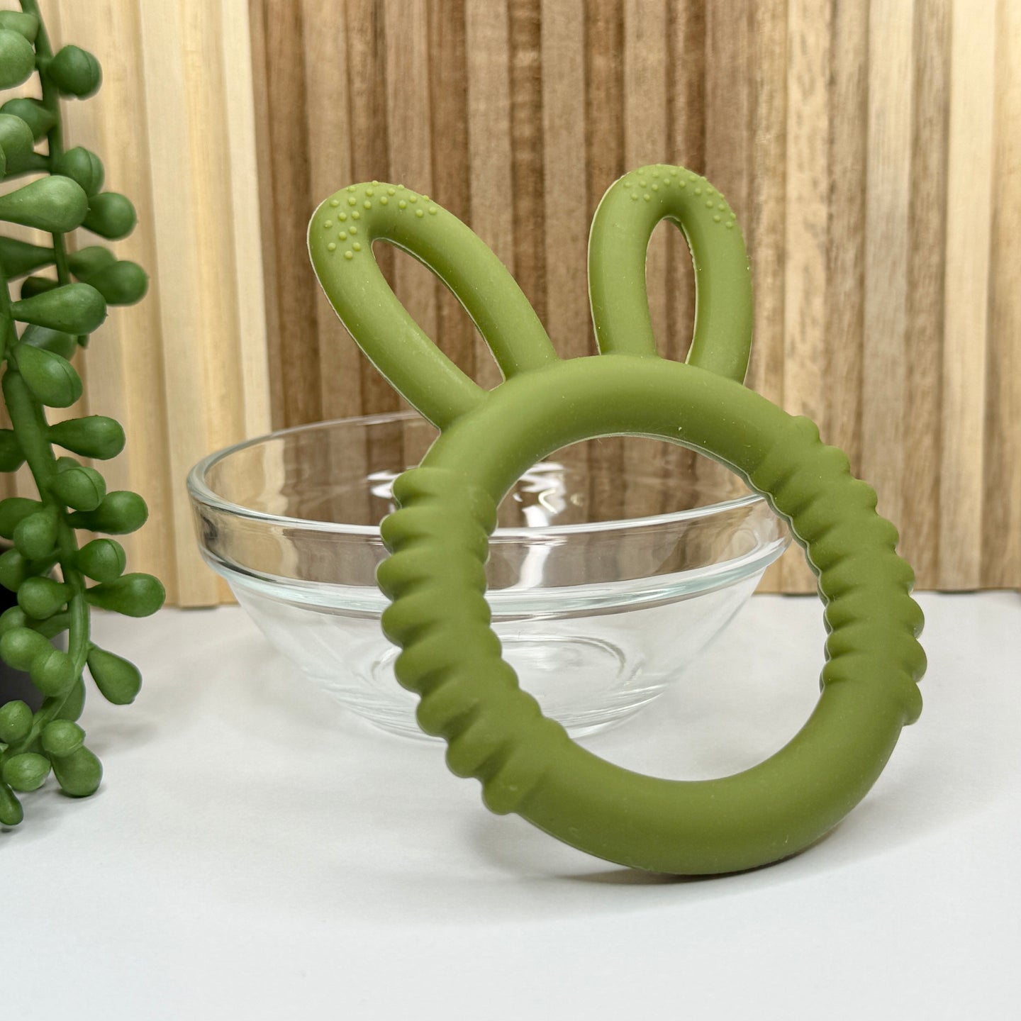 Bunny Teether | Army Green